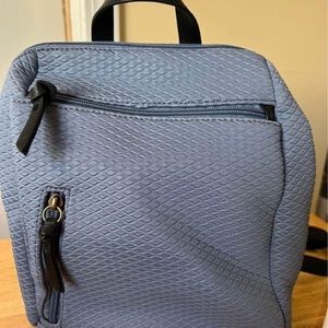 The Sak Greyish Blue Neoprene Olivera Backpack - VGC